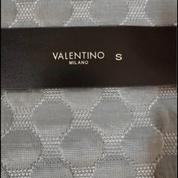Women’s Valentino Black Belt Size S With A Silver Buckle